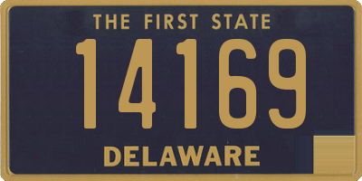 DE license plate 14169