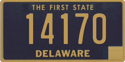 DE license plate 14170