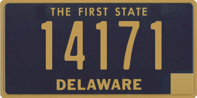 DE license plate 14171