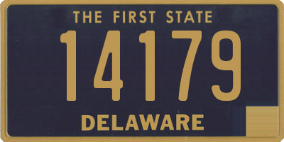 DE license plate 14179