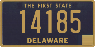 DE license plate 14185