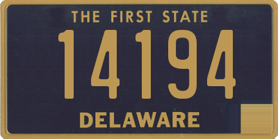 DE license plate 14194