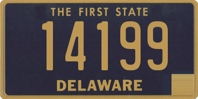 DE license plate 14199