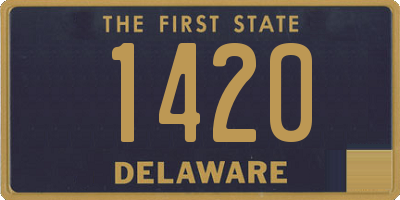 DE license plate 1420