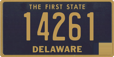 DE license plate 14261