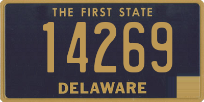 DE license plate 14269