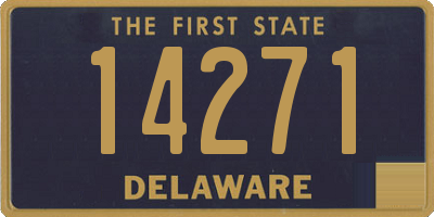 DE license plate 14271