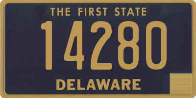 DE license plate 14280