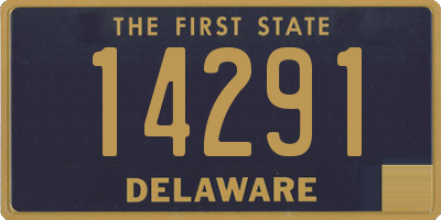 DE license plate 14291