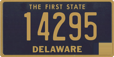 DE license plate 14295