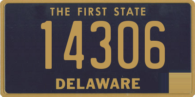 DE license plate 14306