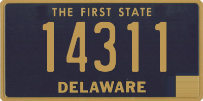 DE license plate 14311