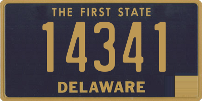 DE license plate 14341