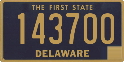 DE license plate 143700