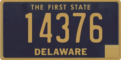 DE license plate 14376