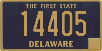 DE license plate 14405