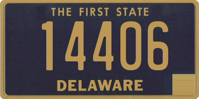 DE license plate 14406