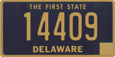 DE license plate 14409