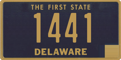 DE license plate 1441