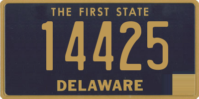 DE license plate 14425