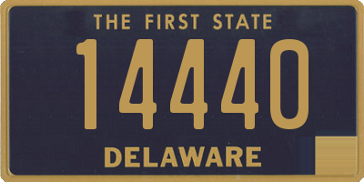DE license plate 14440