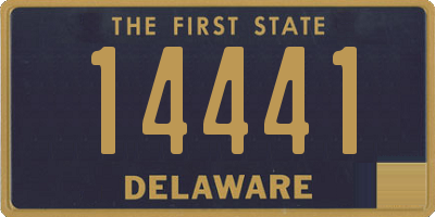 DE license plate 14441