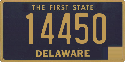 DE license plate 14450