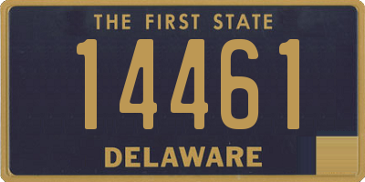 DE license plate 14461