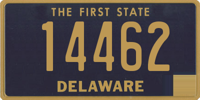DE license plate 14462