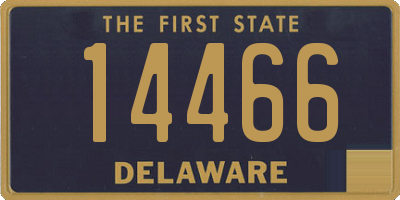 DE license plate 14466