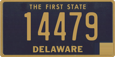 DE license plate 14479