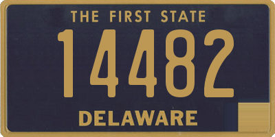 DE license plate 14482