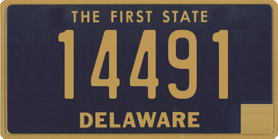 DE license plate 14491