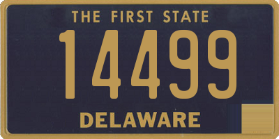 DE license plate 14499