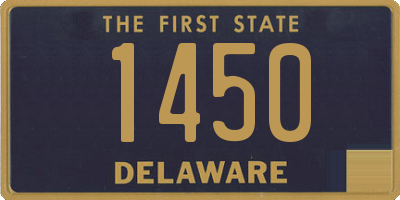 DE license plate 1450