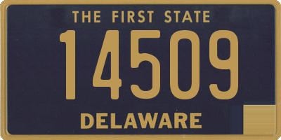 DE license plate 14509