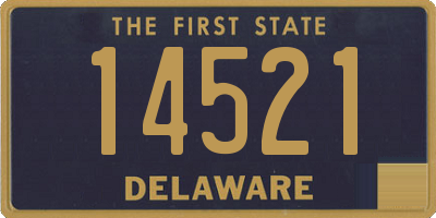 DE license plate 14521