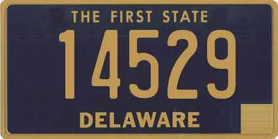 DE license plate 14529