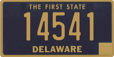 DE license plate 14541