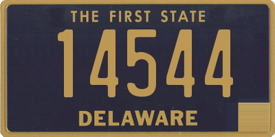 DE license plate 14544