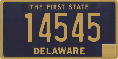 DE license plate 14545