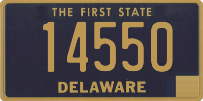DE license plate 14550