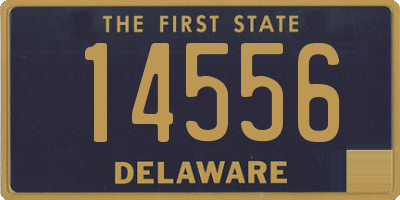 DE license plate 14556