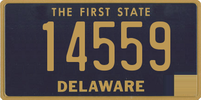 DE license plate 14559