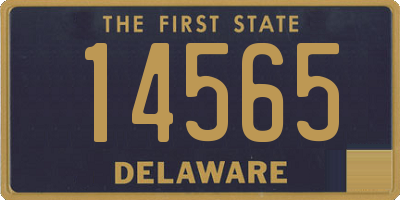 DE license plate 14565