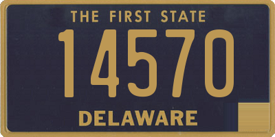 DE license plate 14570