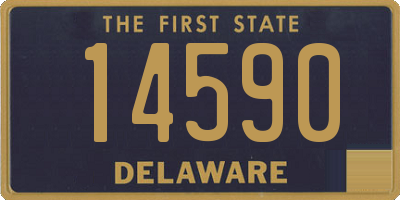 DE license plate 14590