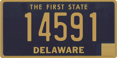 DE license plate 14591