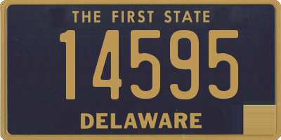 DE license plate 14595