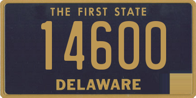 DE license plate 14600